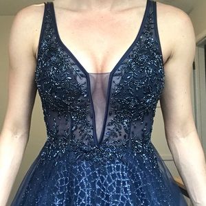 GB Navy Prom / Pageant / Ball Gown